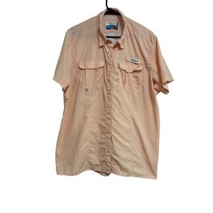 Magellan‎ Outdoors Mag Wick Fabric Fish Gear Short Sleeve Top Size XXL